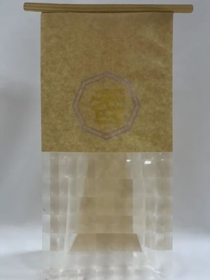 Τσιγκένια γραβάτα Doypack Stand Up Pouch Clear printed Paper Pouch for Bread