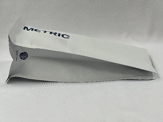 Λευκό αλουμινόχαρτο ματ συσκευασίας για καφέ Σακουλάκια καφέ με επίπεδες πέτρες