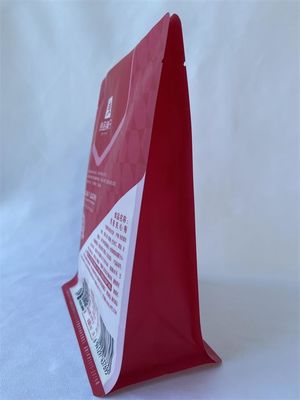 120 Microns Επίπεδες θήκες 100g Mylar Stand Up για ξηρά τροφή