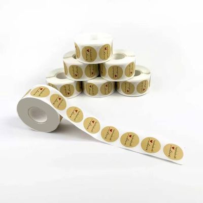 Προσαρμοσμένο λογότυπο συσκευασία ετικέτες αυτοκόλλητα Ματ επιφάνεια Τελειωμένο