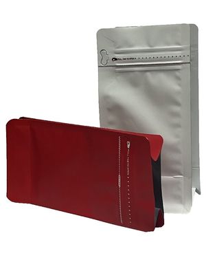100-1kg χωρητικότητα θερμική σφραγίδα επίπεδο κάτω τσάντα καφέ με πλήρη ματ