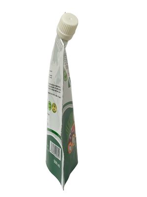Προσαρμοσμένο φύλλο Stand Up Side Spout Pouch για λάδι με χρώματα CMYK
