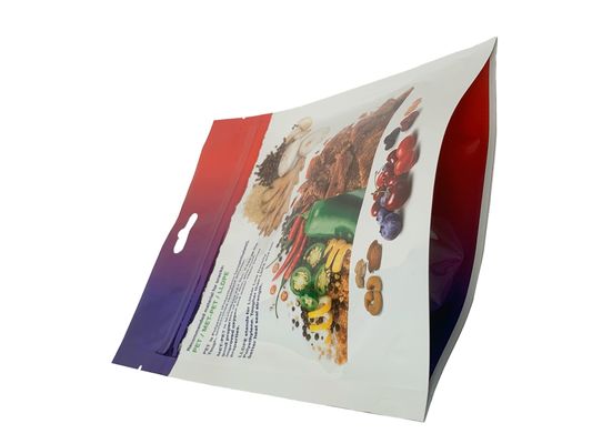 Βαρύτητα Mylar Stand Up Zipper τσάντα Custom Τυπωμένη Τροφή ψηφιακή εκτύπωση