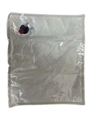 Μικρή τσάντα BIB σε κουτί υγρή συσκευασία με προσαρμοσμένο κάλυμμα για υγρό χυμό και γάλα