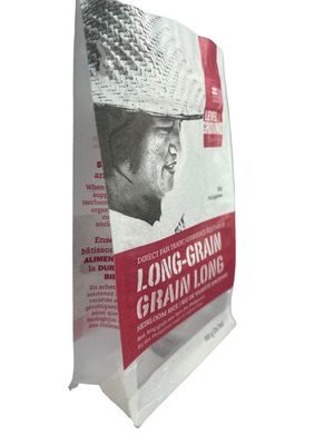 CMYK χρώματα Kraft Stand Up Pair Packaging Bags με παράθυρο και φερμουάρ
