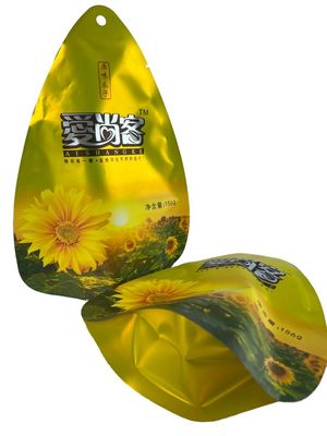 Προσαρμοσμένο τυπωμένο ελεύθερο σχήμα φύλλο επικαλυμμένο συσκευαστικό σάκο για καρύδια